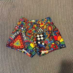 Grassroots California - FAB Fabstract Booty Shorts - Multi / Booty Shorts